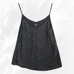NWT Le Château Black And White Polka Dots Camisole A16